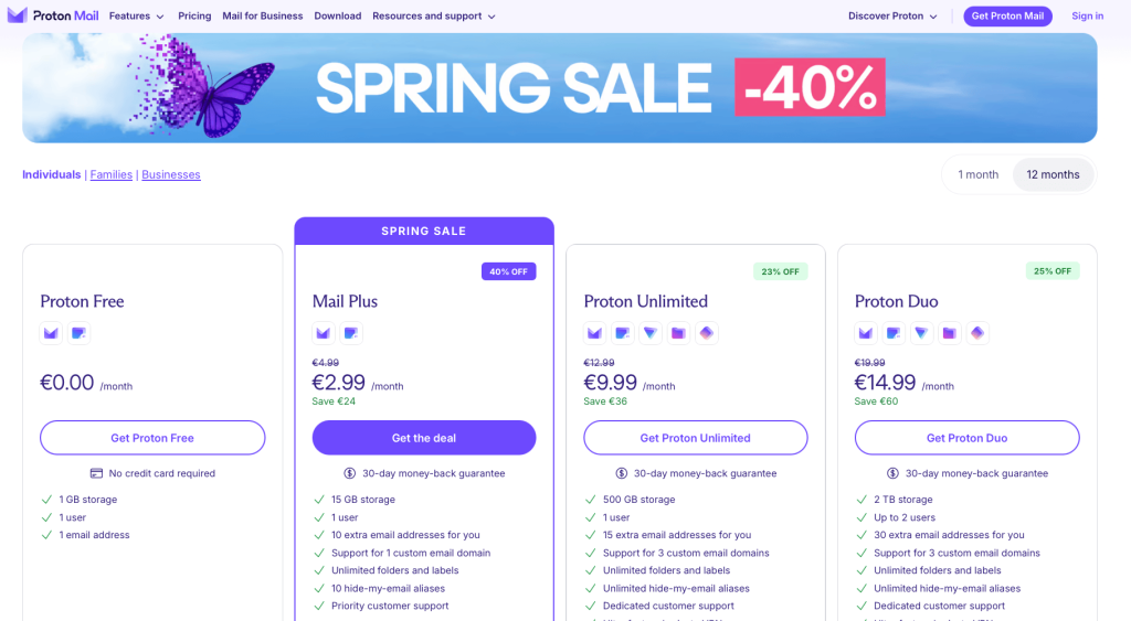 Proton Vårsalg 2026